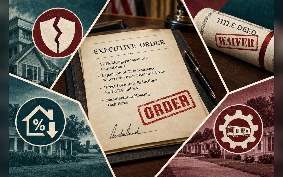 Trump signs executive order targeting mortgage insurance, manufactured housing and more