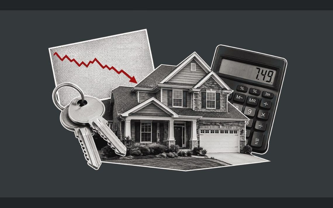 Mortgage applications fall 4.2% as 30-year rate hits 7.49%