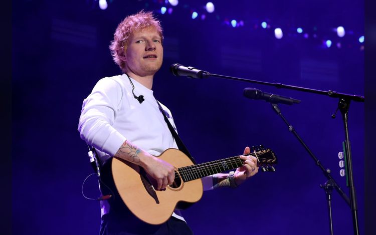 Protestors March Outside Ed Sheeran Concert After Macklemore Was Dropped From Tour: ‘It’s Not Going to Stop Until Palestine is Free’