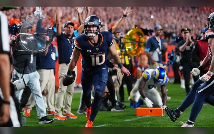 Bo Nix and Talanoa Hufanga lead the Broncos past the Rams 30-26 in a Sunday night thriller