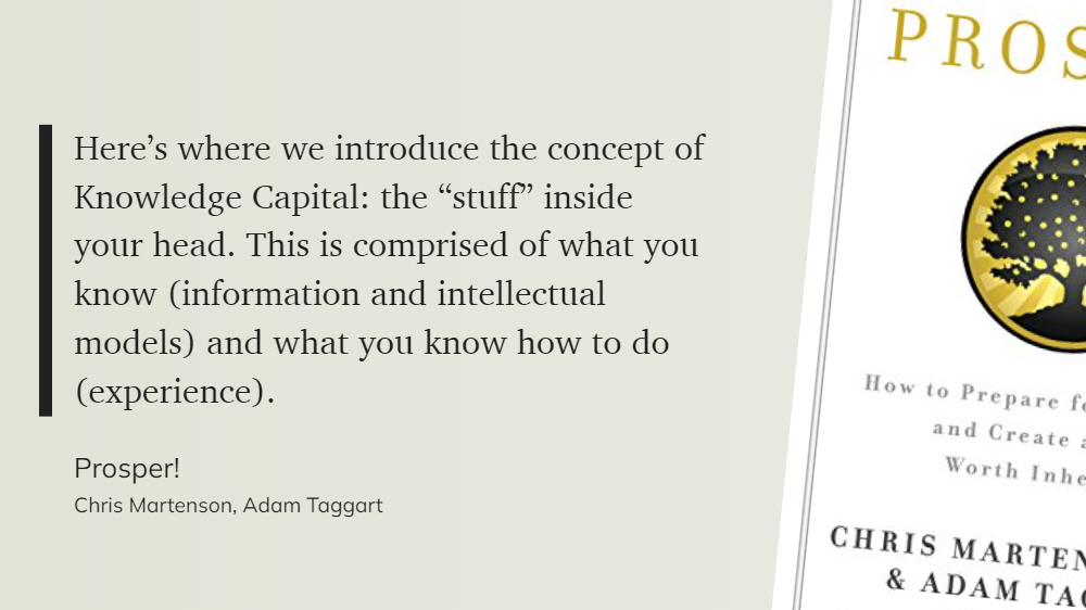 Build Knowledge Capital By Blogging