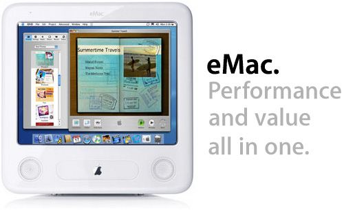 애플 eMac 1GHz PowerPC G4 발표