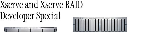 Xserve와 Xserve RAID를 25% 할인 행사