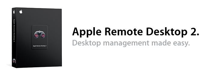Apple Remote Desktop 2 발표