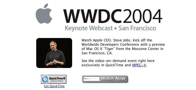 [WWDC2004] 녹화방송