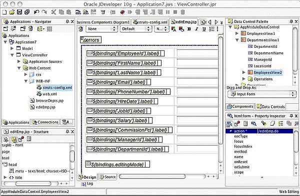 Using Oracle JDeveloper on Mac OS X