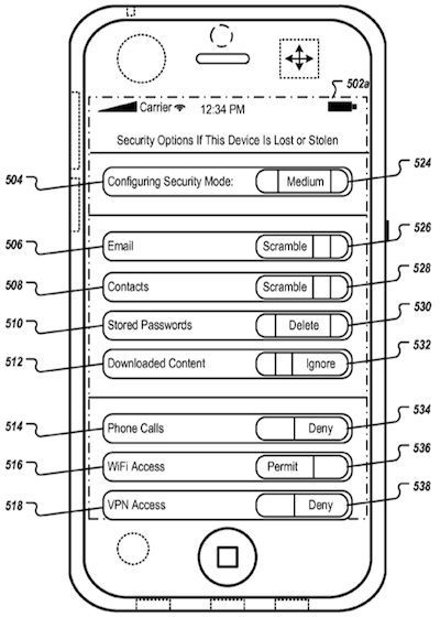 Apple. 내 아이폰 찾기에 관련된 특허 출원.