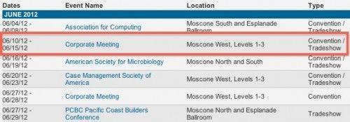 WWDC 2012은 6월 10일 ~ 6월 15일에 개최 예정?