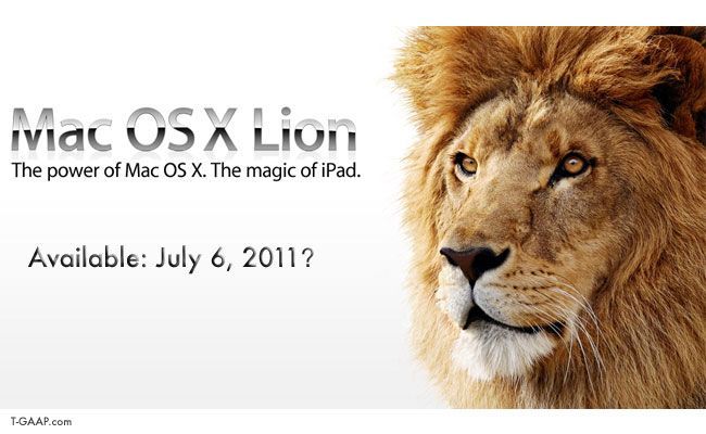 [루머] Mac OS X Lion, 7월6일에 발매?