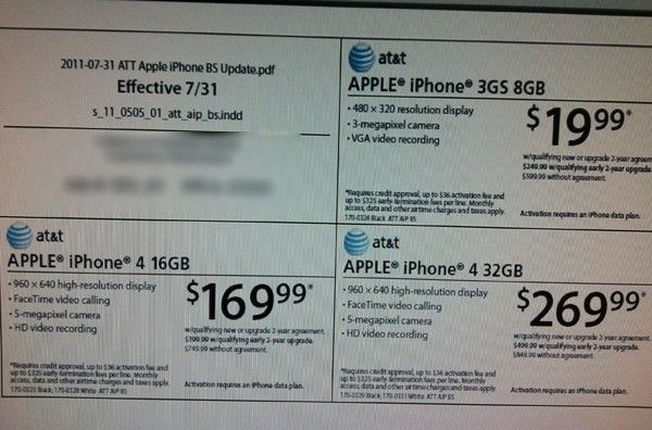 iPhone 3GS는 곧 단종? iPhone 4는 곧 할인 예정?