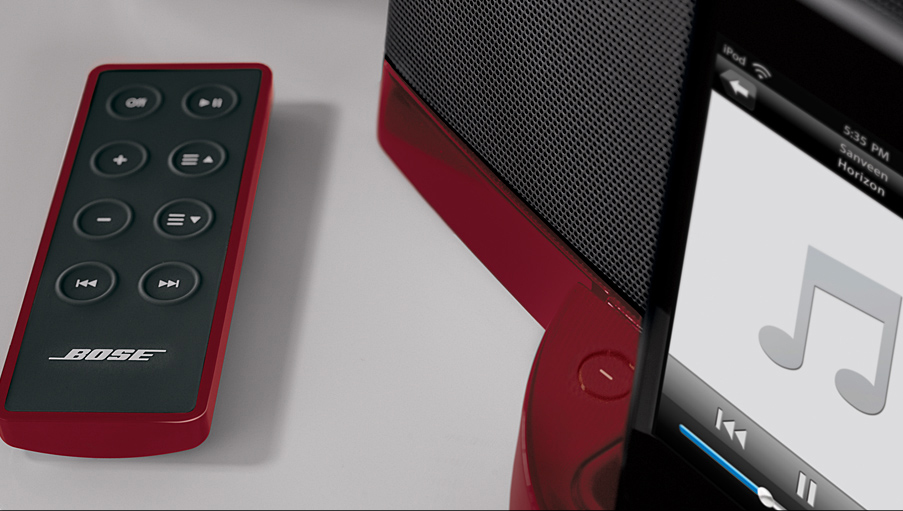 BOSE. iPod, iPhone 용 SoundDock Series II 한정판 레드 출시