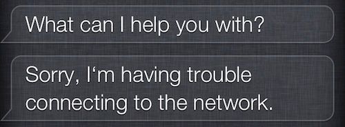 Siri 서비스 장애로 인해 약 5시간 가량 중지.