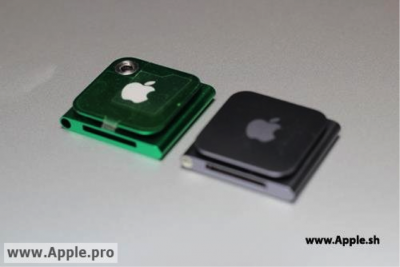 카메라가 추가된 차기 iPod nano로 보이는 케이스 유출.