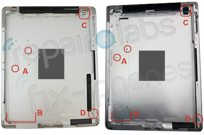 iPad 3 케이스 유출? 다른 스크린, 큰 베터리를 탑재.