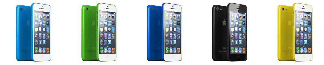 다채로운 저가형 플라스틱 iPhone 예상 갤러리