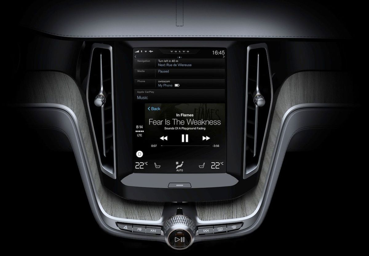 Volvo, Apple의 CarPlay 적용 발표. 2014년 후반 XC90 SUV 부터 탑재 할 예정