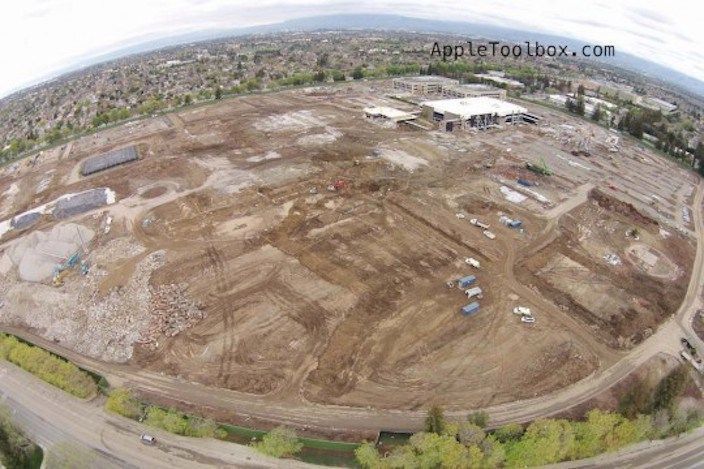Apple Campus 2 부지 최신 사진
