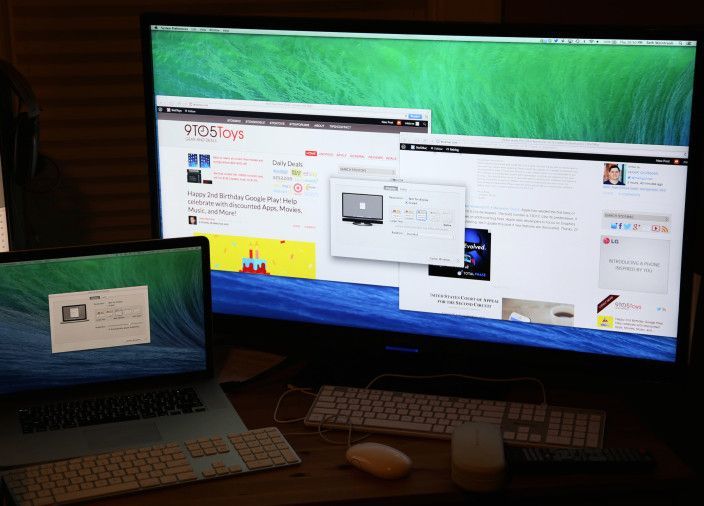 OS X Mavericks 10.9.3에서 외부 4K 디스플레이 사용시 "크기 조절됨" 해상도 조절 기능을 사용 가능