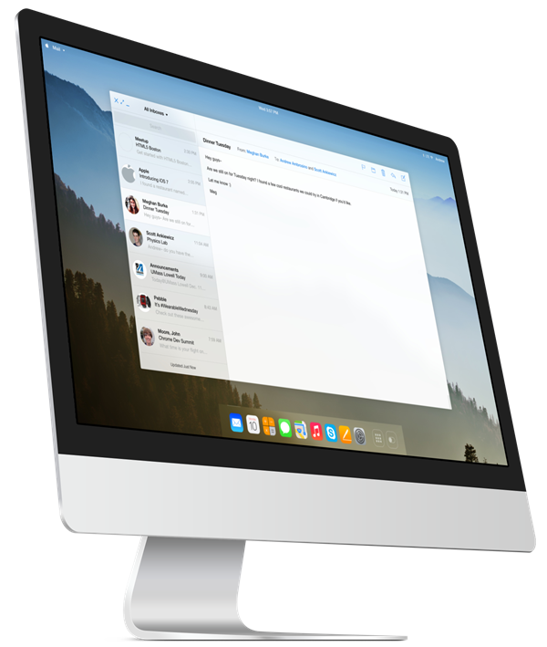 Mac OS X 10.10 컨셉 이미지?