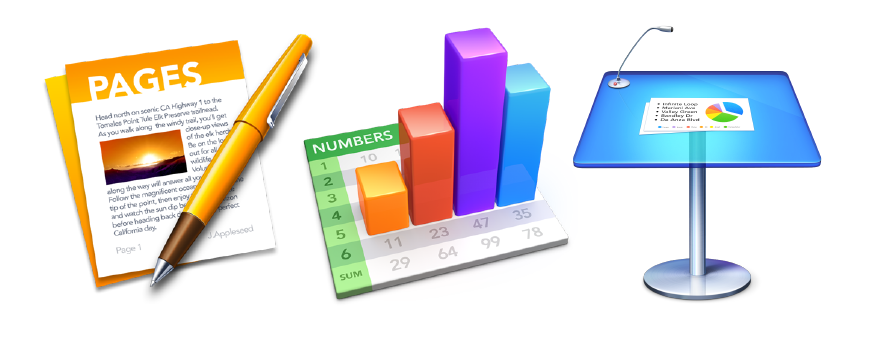 Apple. Mac 용 Keynote, Numbers, Pages 업데이트 제공