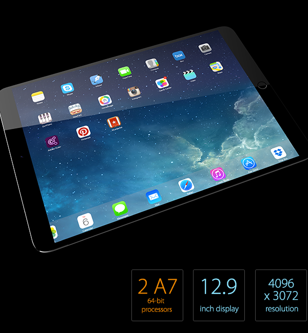 iPad Pro, Concept Design