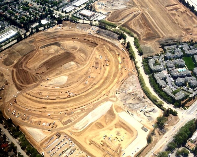 Apple Campus 2 부지 최근 사진 올라와