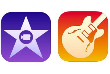 iOS 8을 지원하는 iMovie 2.1과 GarageBand 2.0.2 업데이트.