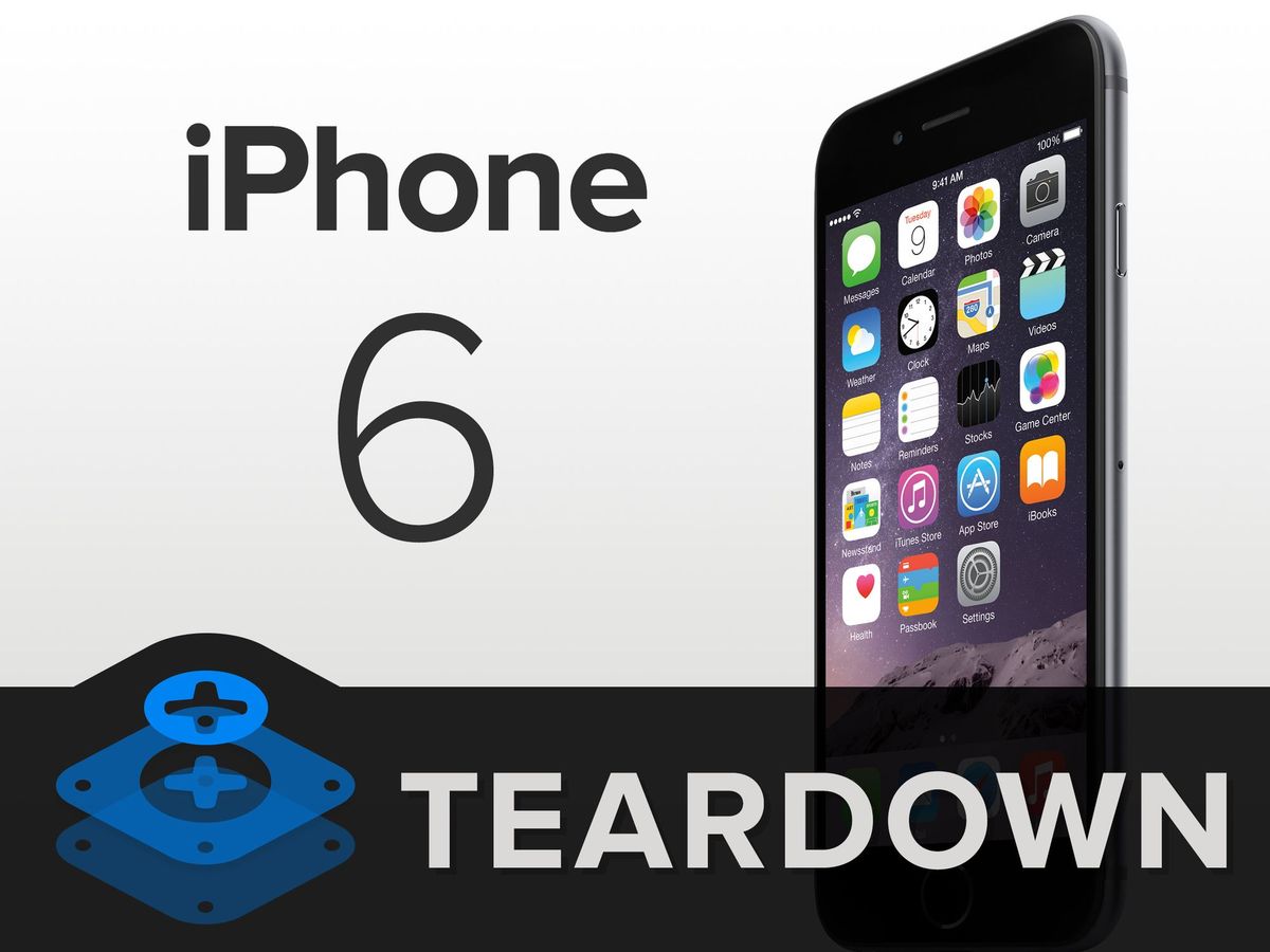 iFixit. iPhone 6 분해기 제공.