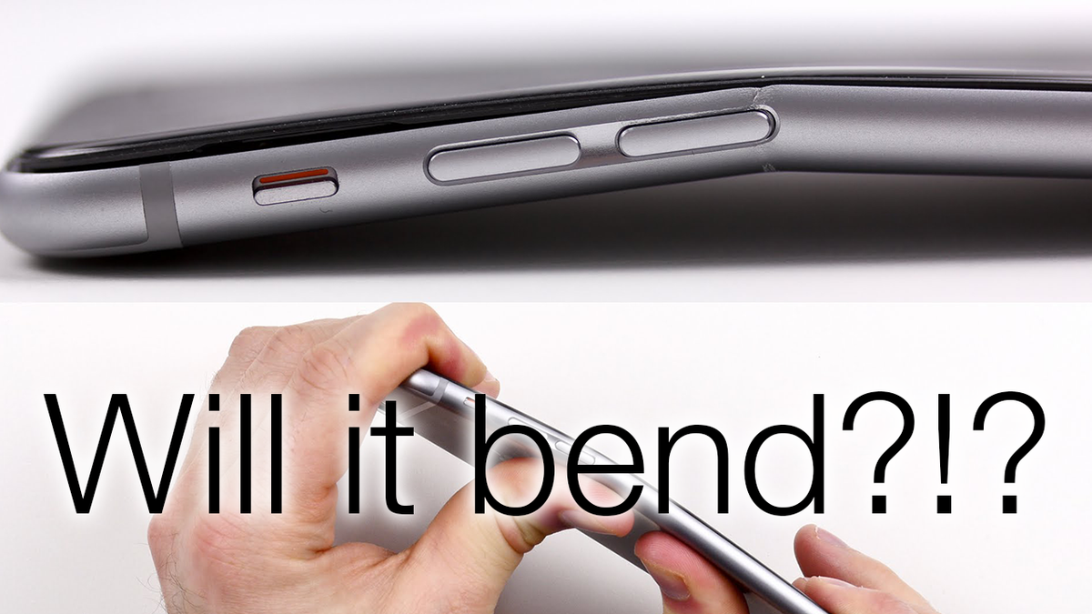 iPhone 6 Plus 휘는 현상에 대한 테스트.