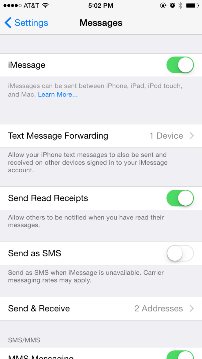 iOS 8 버전에서 잠깐 빠졌던 OS X 요세미티와 SMS 연동기능이 8.1 베타에 다시 적용되.