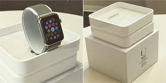 Daily Mail Online 애널리스트. Apple Watch 패키지 사진을 Instagram에 게시.