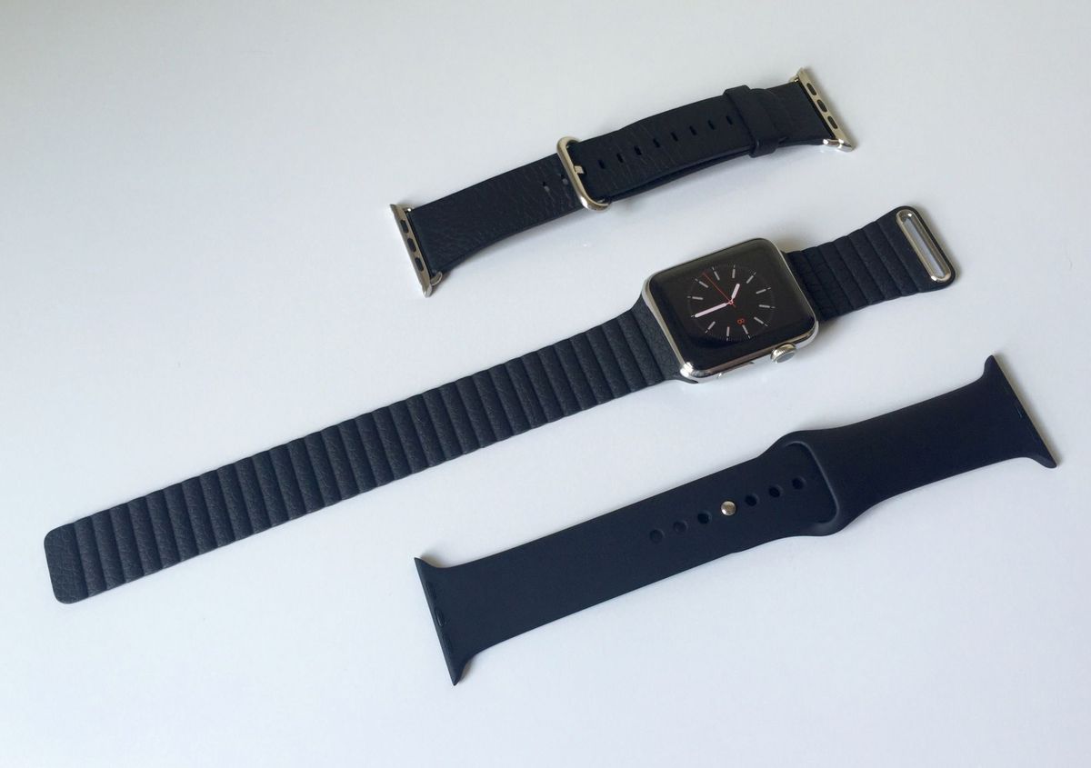 Apple Watch. 밴드 언패키지 사진.