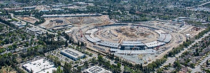 Apple Campus 2의 최신 항공 촬영 사진 공개