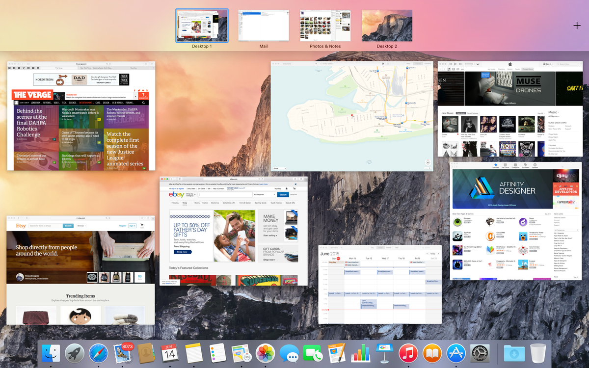 The Verge. OS X 10. 11 El Capitan 프리뷰 영상.