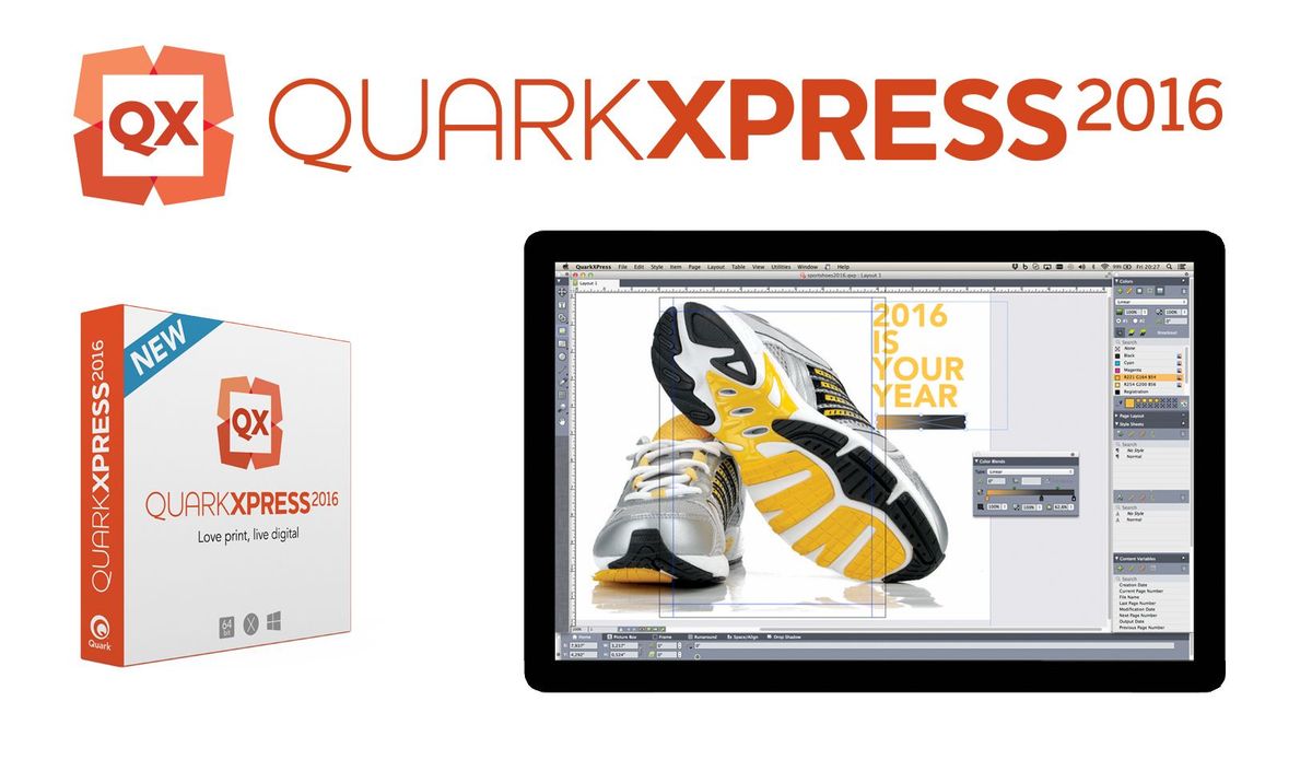 QuarkXPress 2016 출시