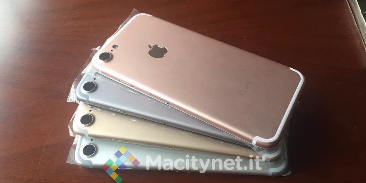 [루머] iPhone 7, 4가지 색상 본체 공개