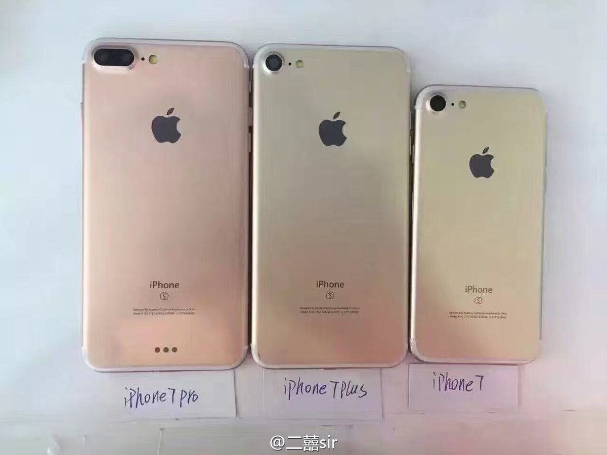 [루머] 신형은 3종류 iPhone 7 Pro 등장