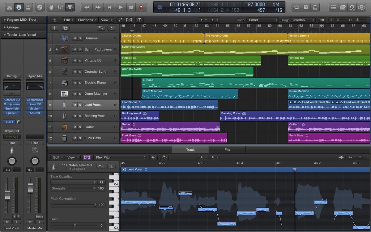 Logic Pro X 10.2.4 업데이트 배포