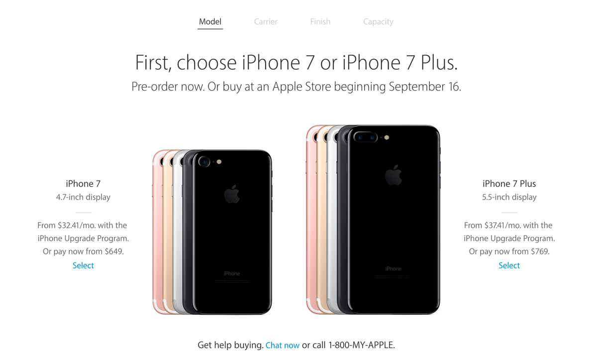 온라인 Apple Store iPhone 7 예약접수