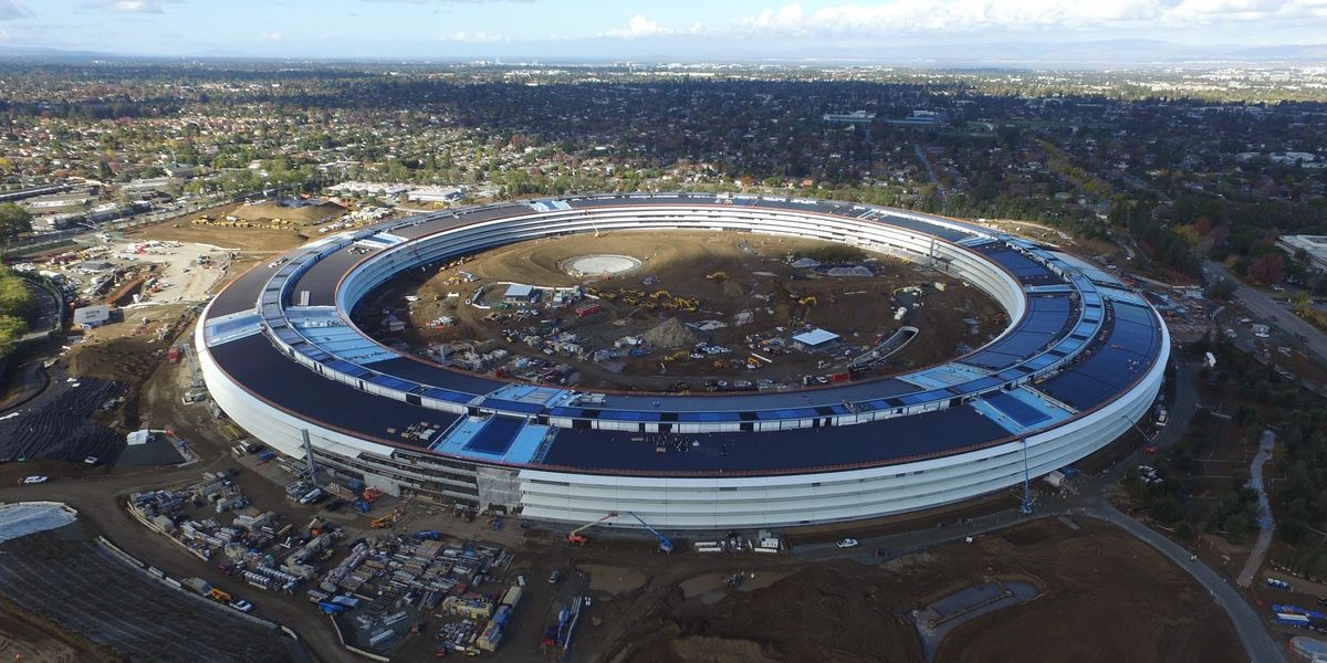 Apple Campus 2 드론 촬영 영상