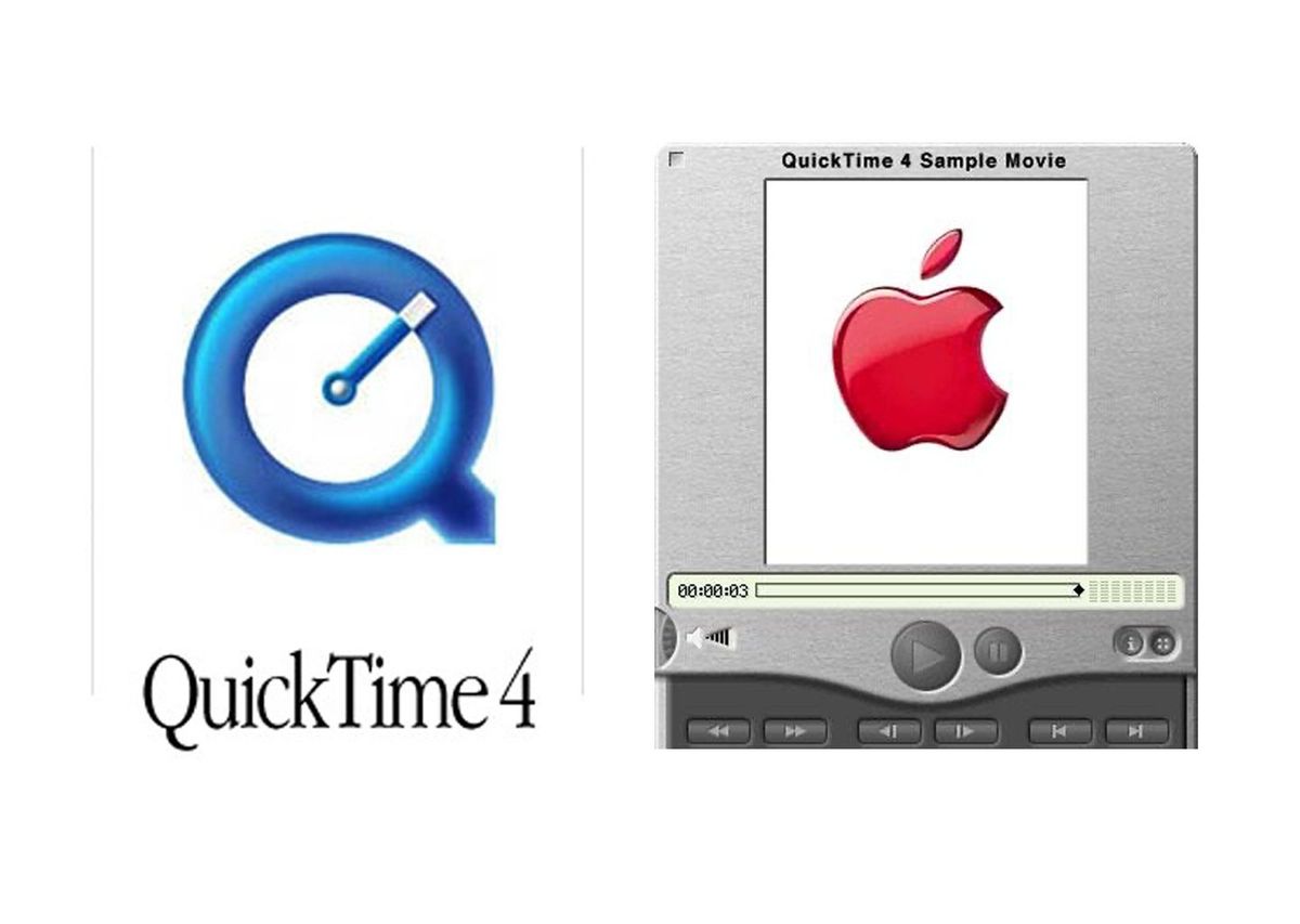Apple의 QuickTime 4 다운로드 3,200만 돌파 및 10개의 새로운 QTV 채널 출시 – Apple 2000년 4월 5일
