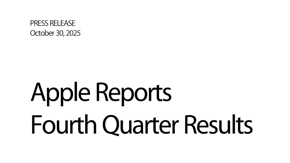 Apple, 2025년 4/4분기 실적 결과 발표 – iPhone 매출 순이익 증가, 서비스 부분 역대 최고치 증가