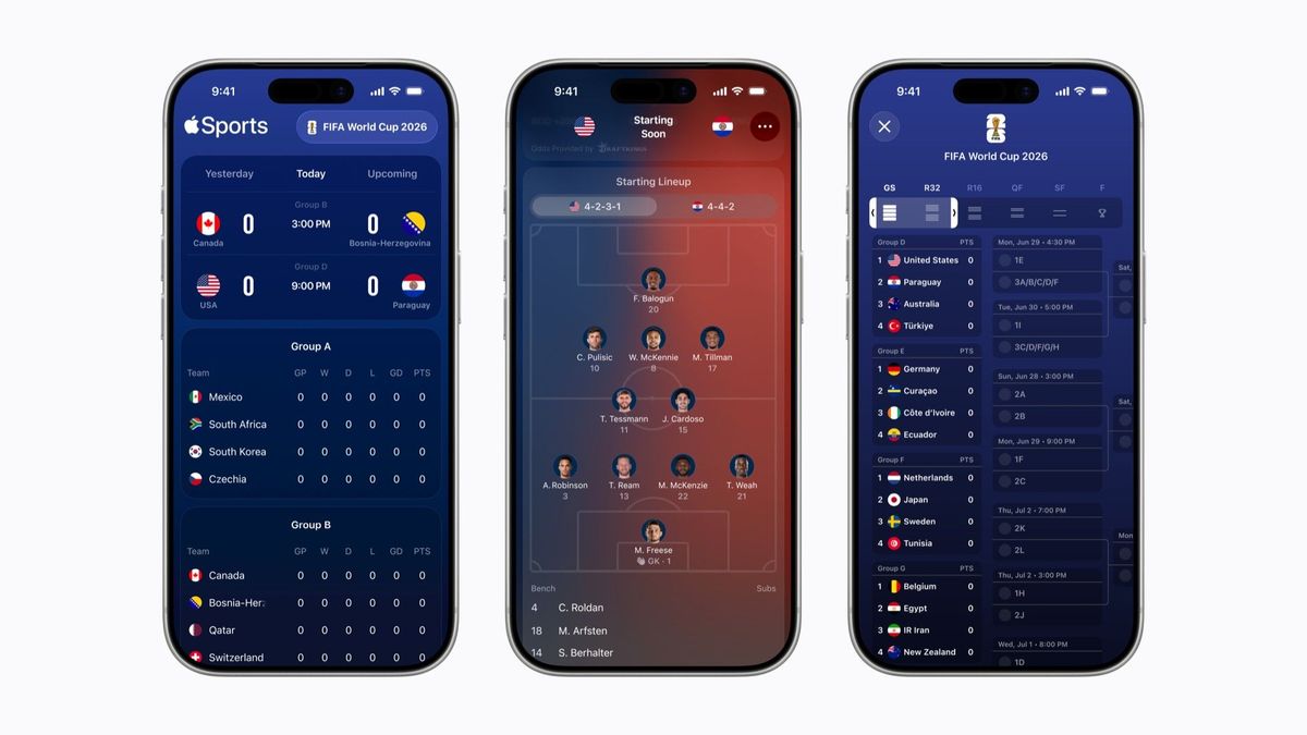 Apple Sports, 90개 이상의 신규 국가 및 지역으로 확대