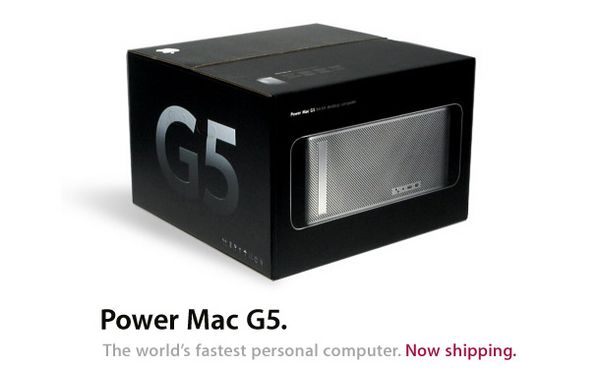 몇주후 Power Mac G5 출하