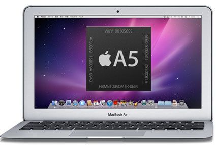 Apple. A5 프로세서가 탑재된 MacBook Air를 테스트