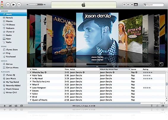 Apple. iTunes 10.3 릴리스