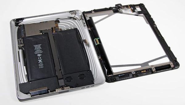 "iPad 3"더 얇고 가벼운 배터리를 탑재
