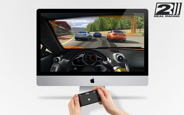 iPhone으로 핸들링이 가능한 Real Racing 2 게임이 맥용으로 출시.