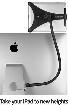 Twelve South, iMac과 Apple display 뒷면에 장착되는 iPad 2 용 플렉시블 암 HoverBar 출시.