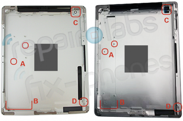 iPad 3 케이스 유출? 다른 스크린, 큰 베터리를 탑재.